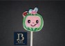 569sp Watermelon Head Chocolate Candy Lollipop Mold 569sp Watermelon Head Chocolate Candy Lollipop Mold